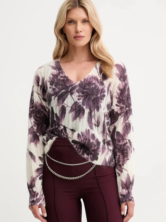Zdjęcie produktu Twinset sweter wełniany beżowy