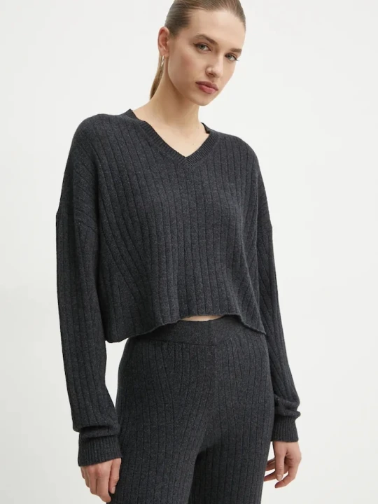 Zdjęcie produktu Twinset sweter wełniany szary