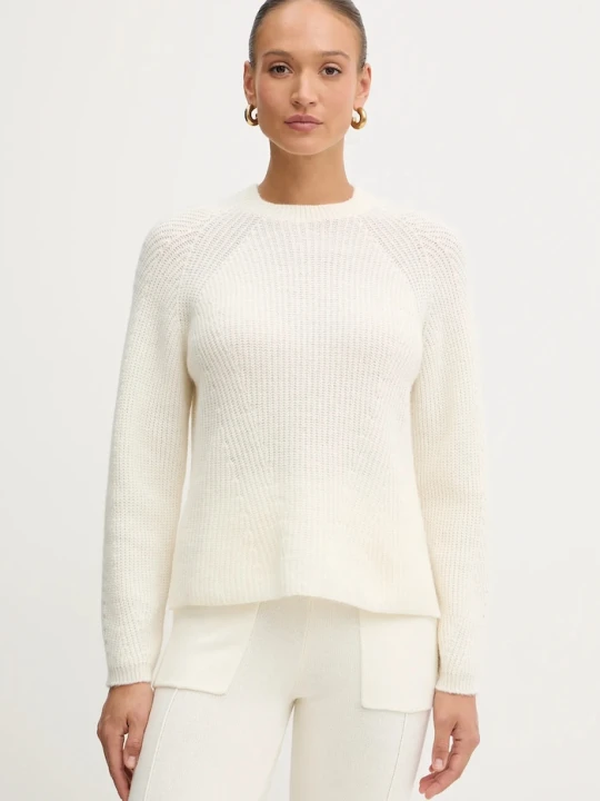 Zdjęcie produktu Twinset sweter z dodatkiem alpaki beżowy