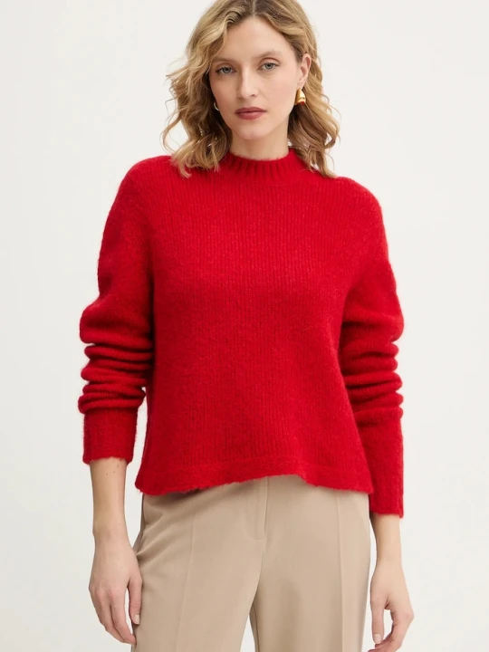 Zdjęcie produktu Twinset sweter z wełną czerwony