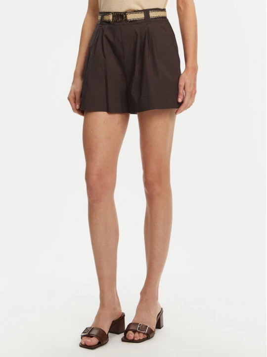 Zdjęcie produktu TWINSET Szorty materiałowe 251TT2106 Brązowy Loose Fit