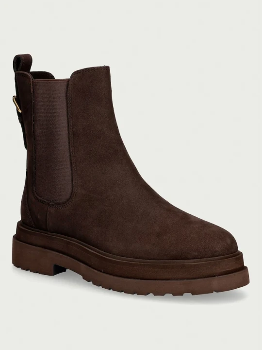 Zdjęcie produktu Twinset sztyblety damskie zamszowe brązowy