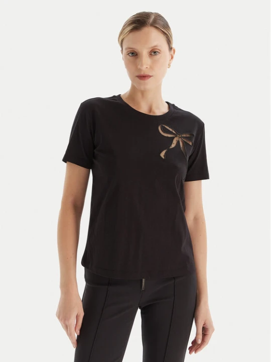 Zdjęcie produktu TWINSET T-Shirt 252TT2312 Czarny Regular Fit