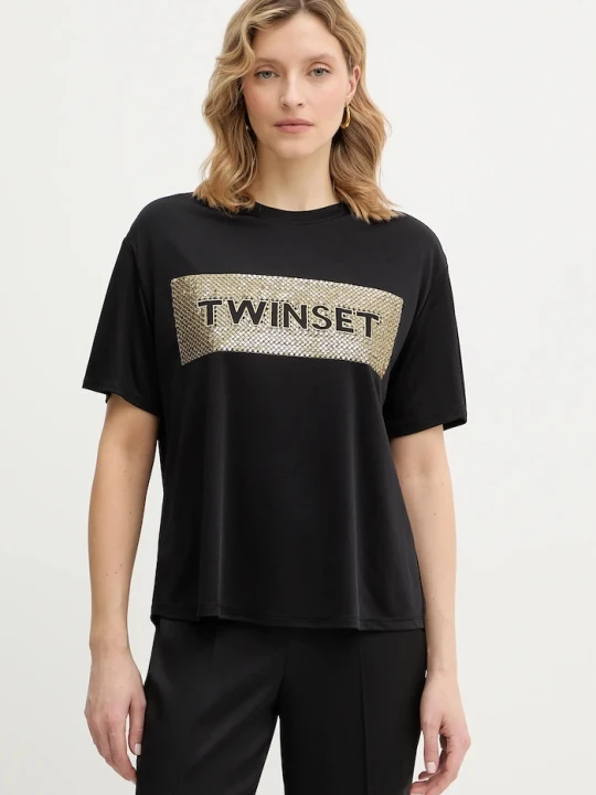 Zdjęcie produktu Twinset t-shirt czarny