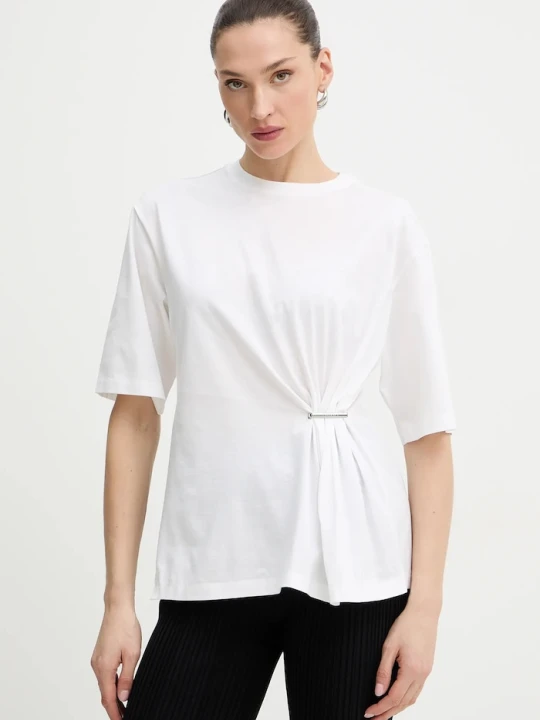 Zdjęcie produktu Twinset t-shirt bawełniany beżowy