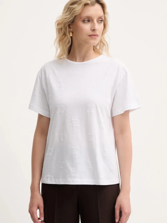 Zdjęcie produktu Twinset t-shirt bawełniany biały