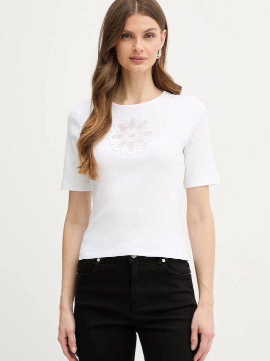 Zdjęcie produktu Twinset t-shirt bawełniany biały