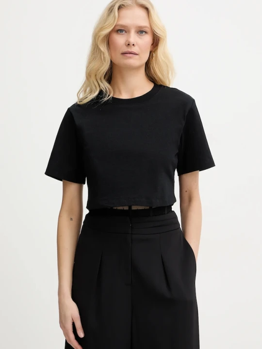Zdjęcie produktu Twinset t-shirt bawełniany czarny