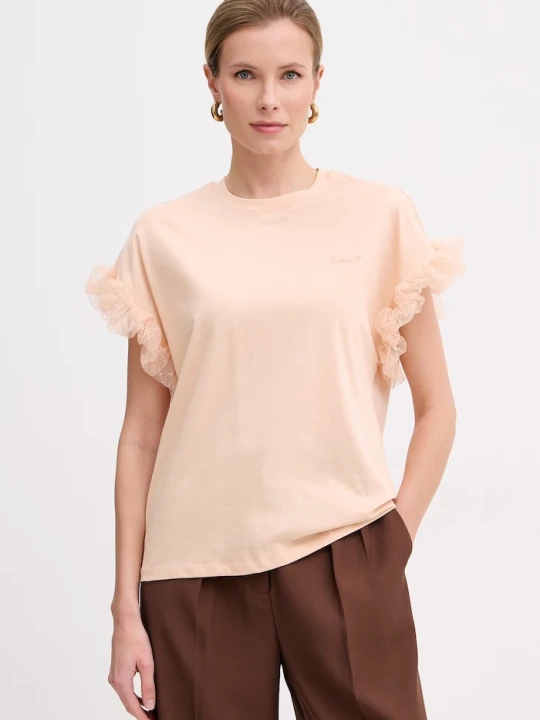 Zdjęcie produktu Twinset t-shirt damski pomarańczowy