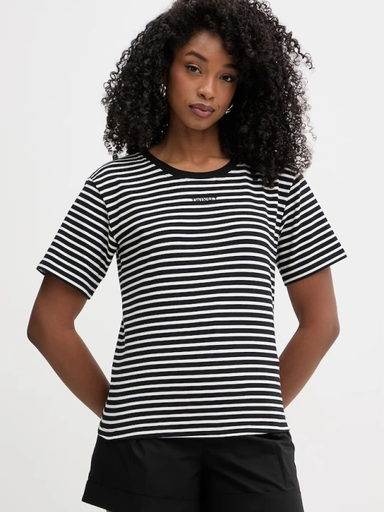 Zdjęcie produktu Twinset t-shirt damski bawełniany z elastanem czarny