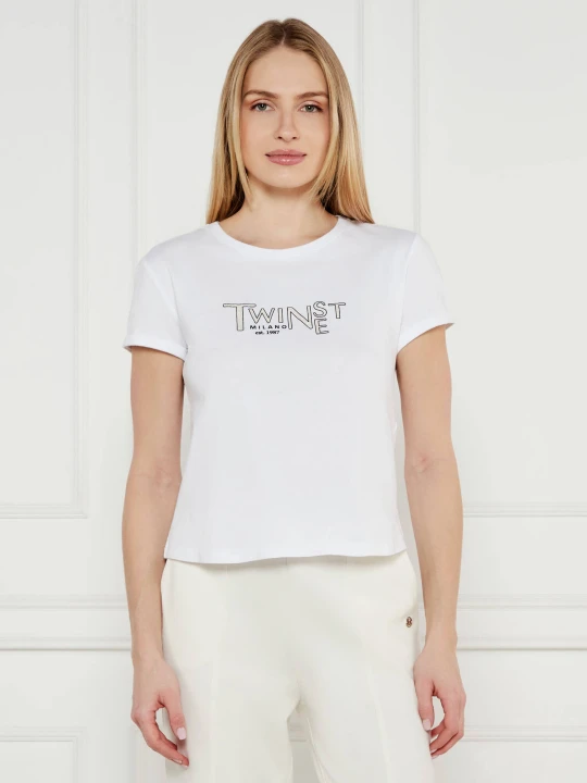 Zdjęcie produktu TWINSET T-shirt | Regular Fit biały