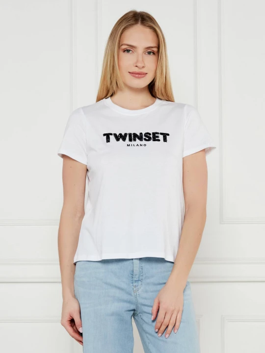 Zdjęcie produktu TWINSET T-shirt | Regular Fit biały