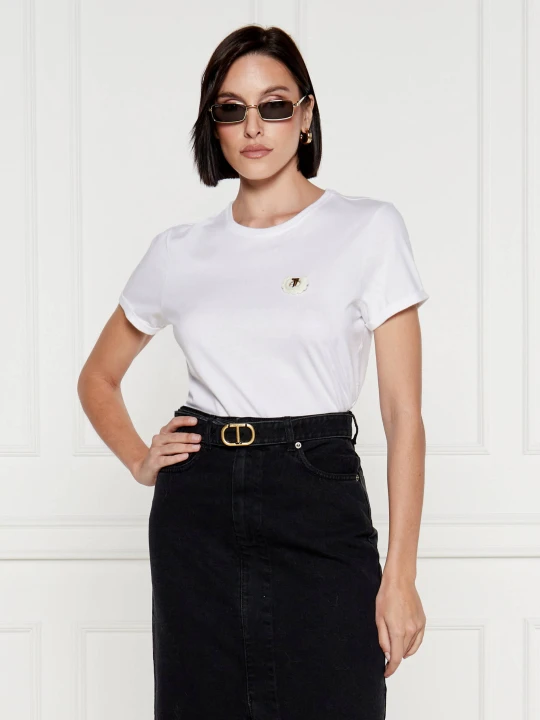 Zdjęcie produktu TWINSET T-shirt | Regular Fit biały