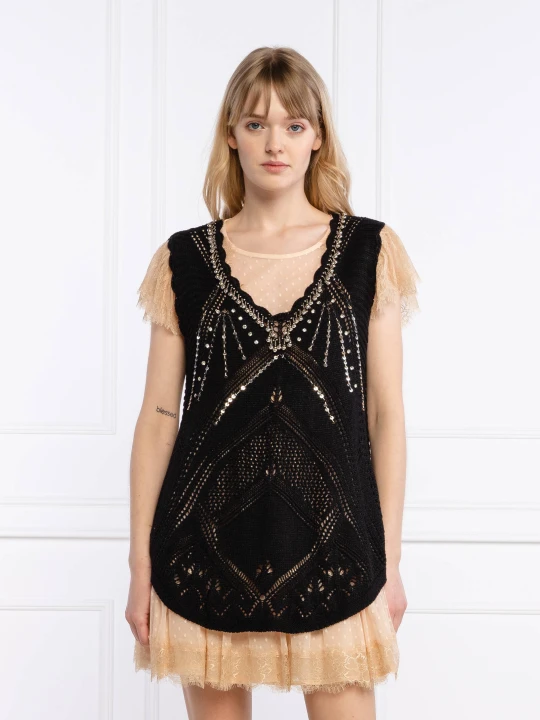Zdjęcie produktu TWINSET Top | Loose fit czarny