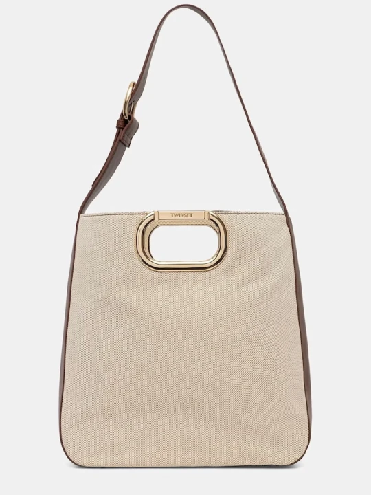 Zdjęcie produktu Twinset torebka hobo damska beżowy