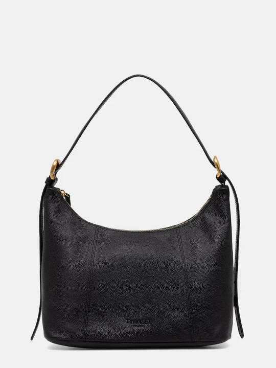 Zdjęcie produktu Twinset torebka hobo damska skórzana czarny