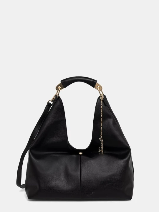 Zdjęcie produktu Twinset torebka hobo damska z imitacji skóry czarny