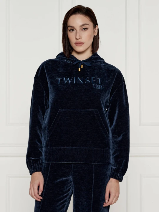 Zdjęcie produktu Twinset U&B Bluza | Loose fit granatowy