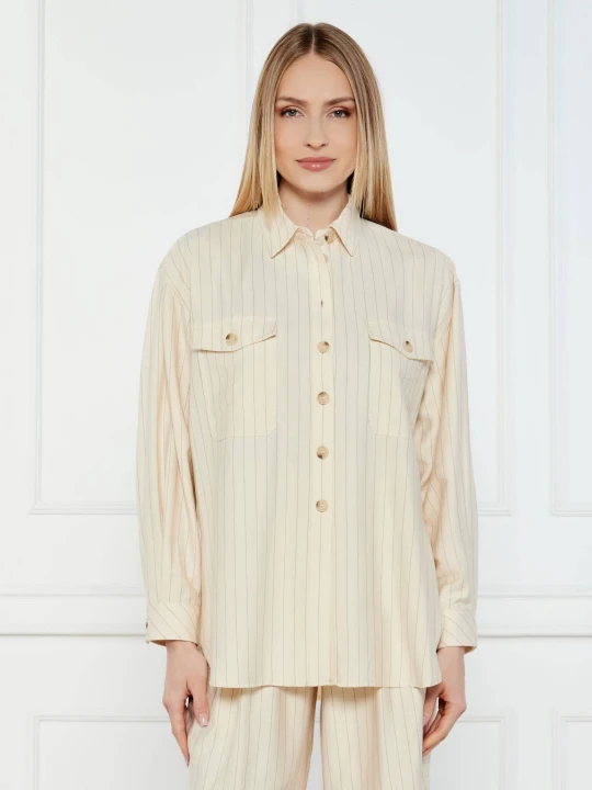 Zdjęcie produktu Twinset U&B Koszula | Oversize fit kremowy