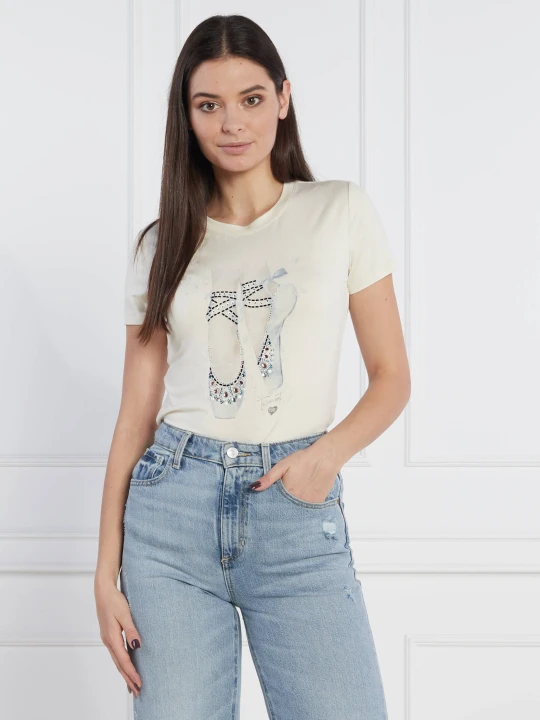 Zdjęcie produktu Twinset U&B T-shirt | Regular Fit kremowy