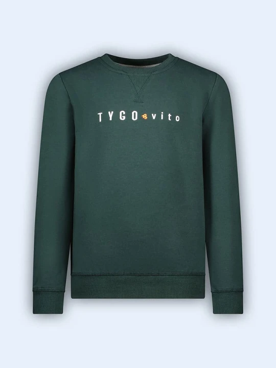 Zdjęcie produktu Tygo & Vito Bluza "Tygo" w kolorze turkusowym rozmiar: 122/128