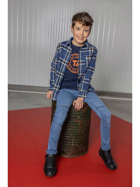 Zdjęcie produktu Tygo & Vito Dżinsy - Skinny fit - w kolorze niebieskim rozmiar: 152