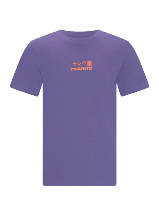 Zdjęcie produktu Tygo & Vito Koszulka "Tein" w kolorze fioletowym rozmiar: 134/140