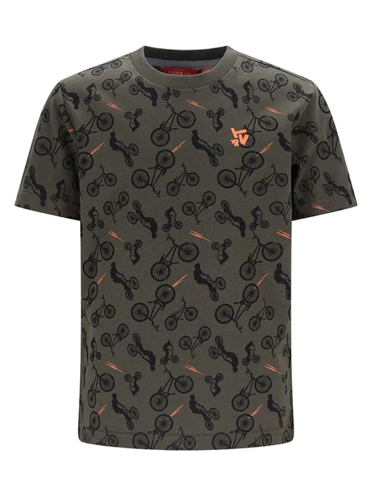 Zdjęcie produktu Tygo & Vito Koszulka "Thijs" w kolorze khaki rozmiar: 122/128