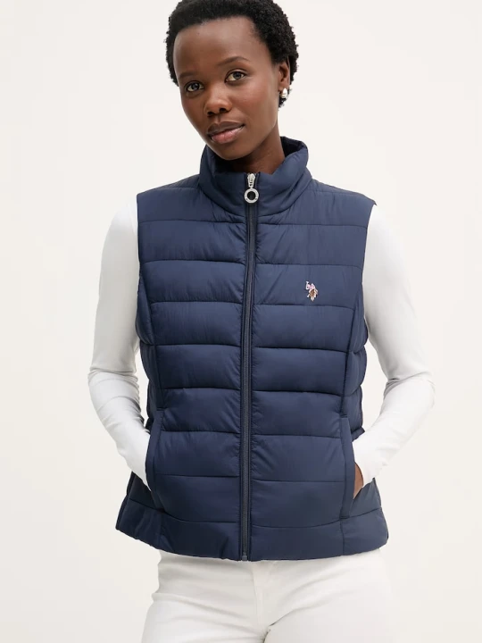 Zdjęcie produktu U.S. Polo Assn. bezrękawnik damski Lightweight Puffer Gilet granatowy