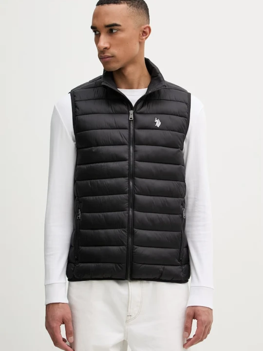 Zdjęcie produktu U.S. Polo Assn. bezrękawnik męski Bound Quilted Gilet czarny
