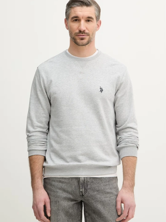 Zdjęcie produktu U.S. Polo Assn. bluza męska z bawełną DHM LB CREW szary