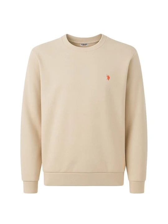 Zdjęcie produktu U.S. Polo Assn. Bluza w kolorze beżowym rozmiar: L