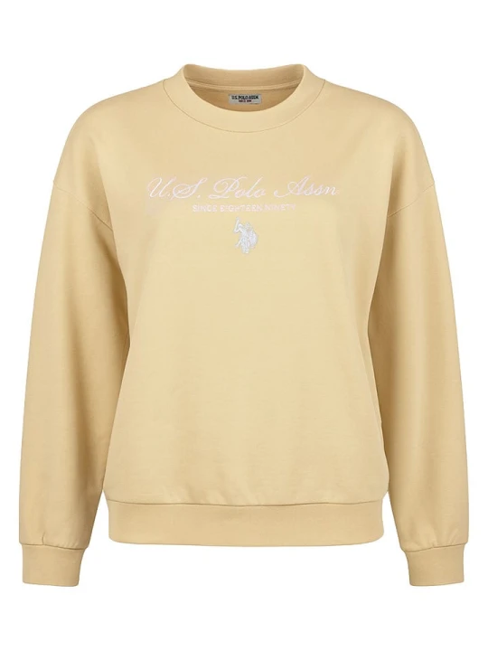 Zdjęcie produktu U.S. Polo Assn. Bluza w kolorze beżowym rozmiar: S
