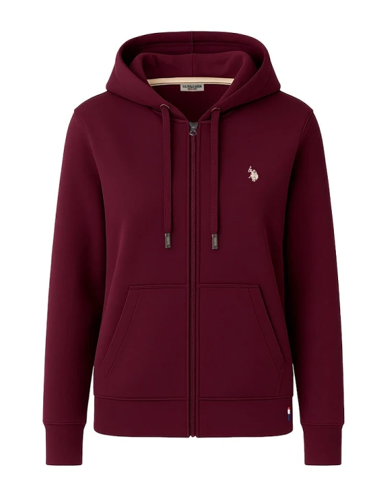 Zdjęcie produktu U.S. Polo Assn. Bluza w kolorze śliwkowym rozmiar: S