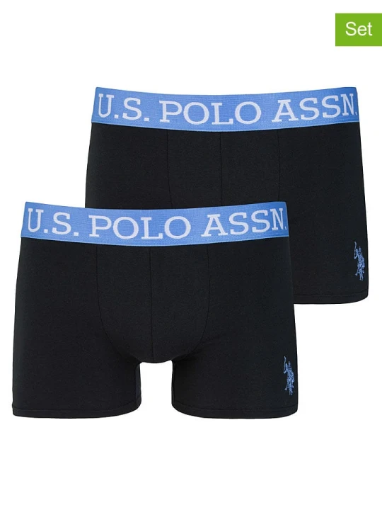 Zdjęcie produktu U.S. Polo Assn. Bokserki (2 pary) w kolorze czarnym rozmiar: XXL