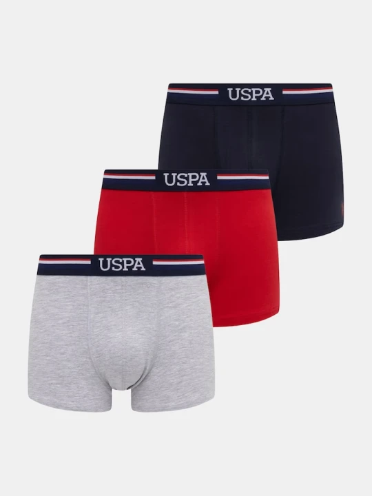 Zdjęcie produktu U.S. Polo Assn. bokserki USPA BRAND 3-pack czerwony