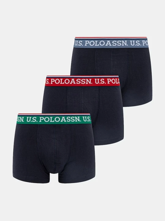Zdjęcie produktu U.S. Polo Assn. bokserki USPA BRAND HIGHLIGHT 3-pack granatowy