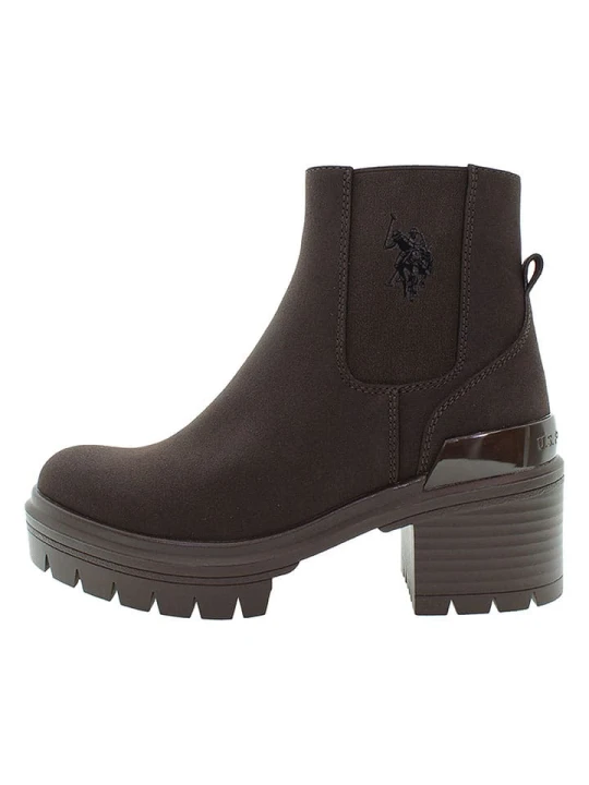 Zdjęcie produktu U.S. Polo Assn. Botki w kolorze brązowym rozmiar: 41