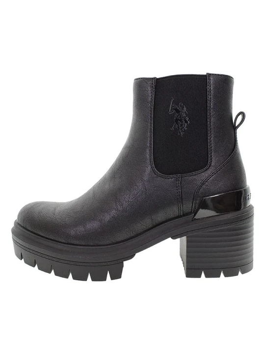 Zdjęcie produktu U.S. Polo Assn. Botki w kolorze czarnym rozmiar: 37