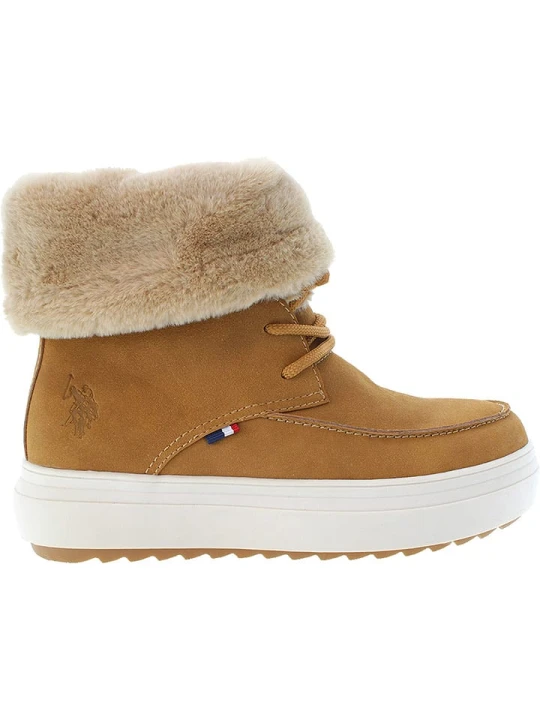 Zdjęcie produktu U.S. Polo Assn. Botki zimowe w kolorze jasnobrązowym rozmiar: 36