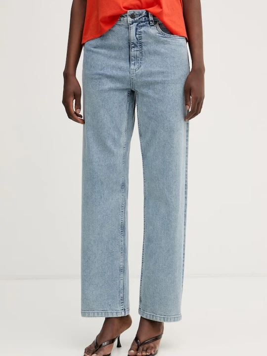 Zdjęcie produktu U.S. Polo Assn. jeansy straight damskie USPA LONG LEG STRAIGHT FIT niebieski