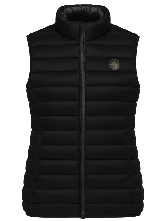 Zdjęcie produktu U.S. Polo Assn. Kamizelka pikowana w kolorze czarnym rozmiar: XL