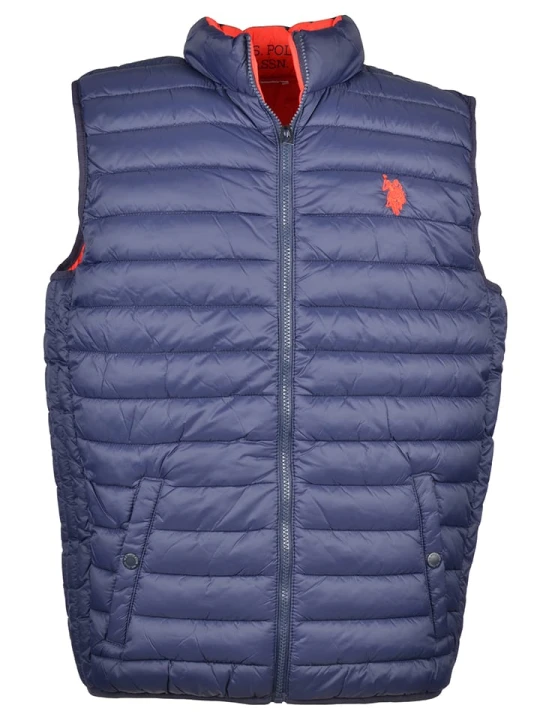 Zdjęcie produktu U.S. Polo Assn. Kamizelka pikowana w kolorze granatowym rozmiar: XL