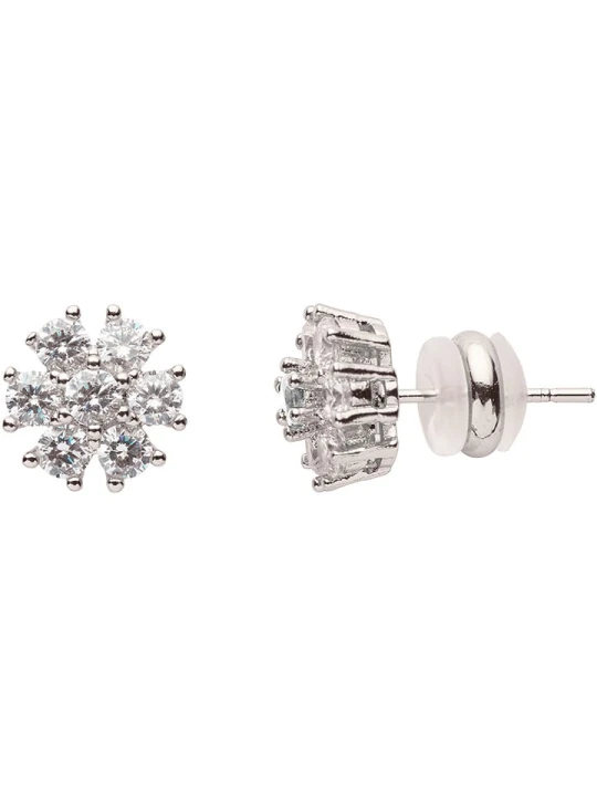 Zdjęcie produktu U.S. Polo Assn. Kolczyki-wkrętki z kryształami rozmiar: onesize srebrny
