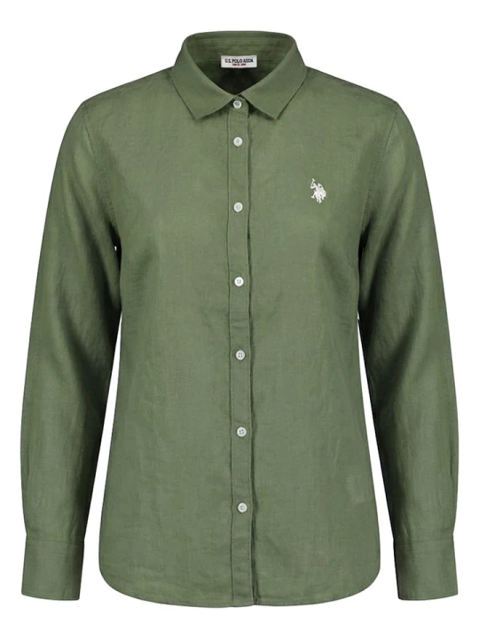 Zdjęcie produktu U.S. Polo Assn. Koszula - Regular fit - w kolorze oliwkowym rozmiar: M