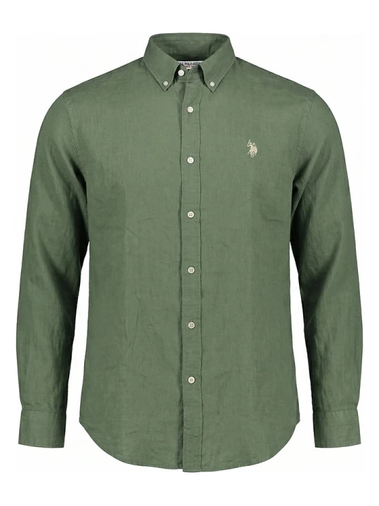 Zdjęcie produktu U.S. Polo Assn. Koszula w kolorze oliwkowym rozmiar: M