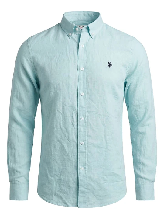 Zdjęcie produktu U.S. Polo Assn. Koszula w kolorze turkusowym rozmiar: 3XL