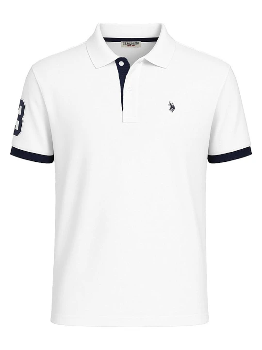Zdjęcie produktu U.S. Polo Assn. Koszulka polo w kolorze białym rozmiar: S