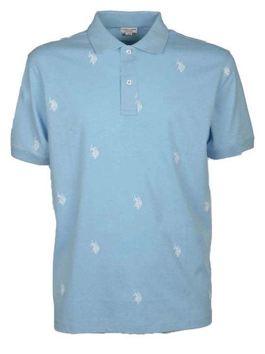 Zdjęcie produktu U.S. Polo Assn. Koszulka polo w kolorze błękitnym rozmiar: S