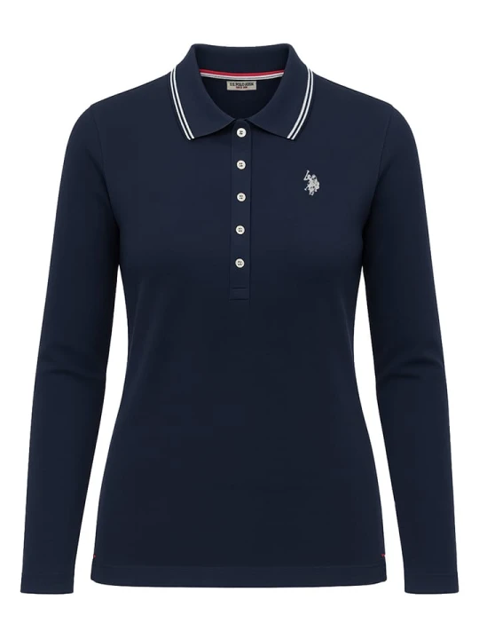 Zdjęcie produktu U.S. Polo Assn. Koszulka polo w kolorze granatowym rozmiar: S